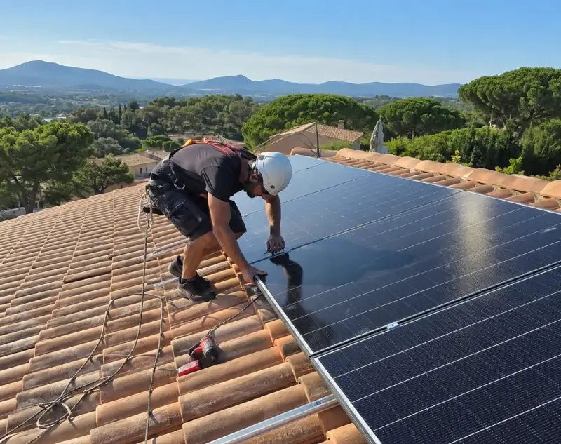 Installateur panneaux solaires Nizas — pose photovoltaïque sur toiture